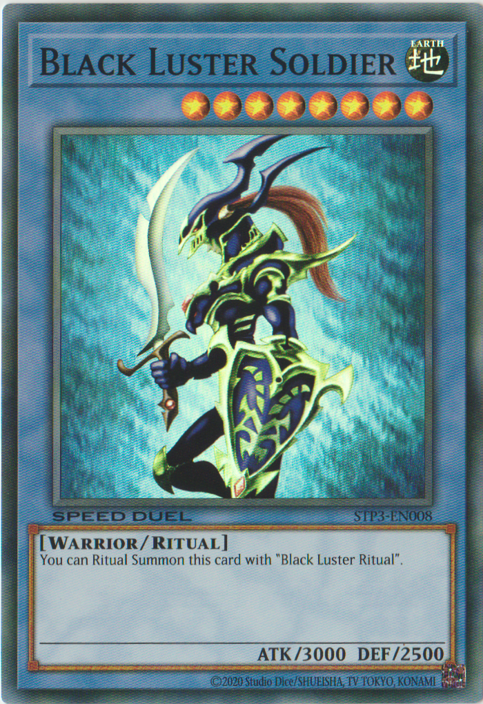 Black Luster Soldier [STP3-EN008] Super Rare | The Time Vault CA