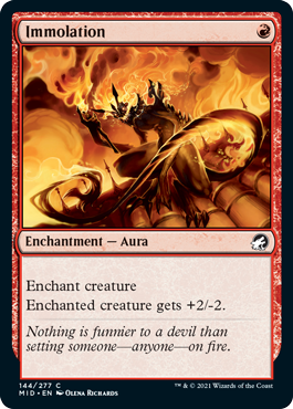 Immolation [Innistrad: Midnight Hunt] | The Time Vault CA