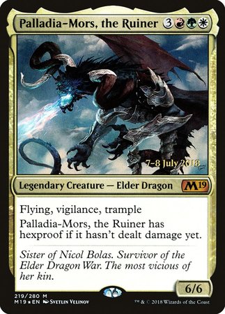 Palladia-Mors, the Ruiner [Core Set 2019 Promos] | The Time Vault CA