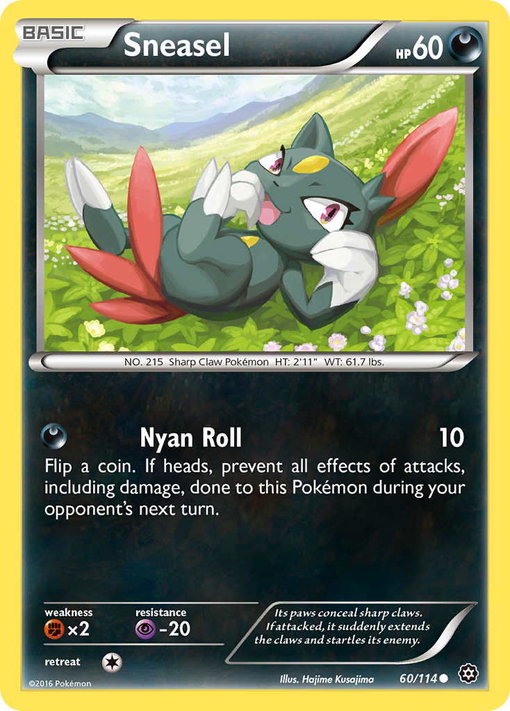 Sneasel (60/114) [XY: Steam Siege] | The Time Vault CA