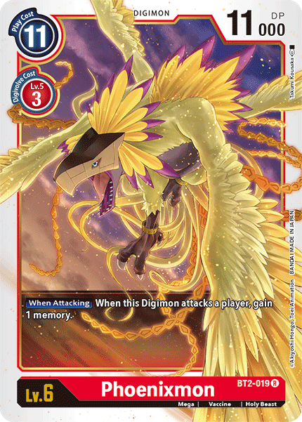 Phoenixmon [BT2-019] [Release Special Booster Ver.1.5] | The Time Vault CA