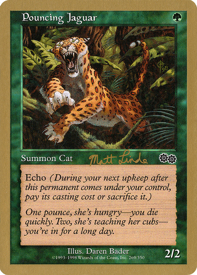 Pouncing Jaguar (Matt Linde) [World Championship Decks 1999] | The Time Vault CA