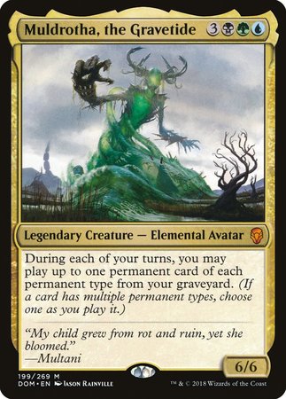 Muldrotha, the Gravetide [Dominaria] | The Time Vault CA