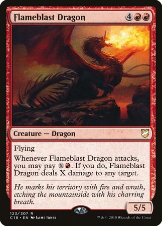 Flameblast Dragon [Commander 2018] | The Time Vault CA