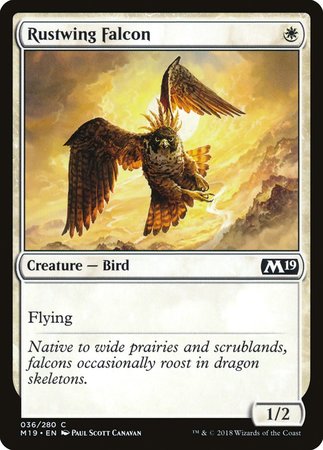 Rustwing Falcon [Core Set 2019] | The Time Vault CA