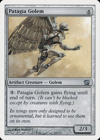 Patagia Golem [Eighth Edition] | The Time Vault CA