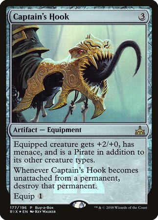 Captain's Hook [Rivals of Ixalan Promos] | The Time Vault CA
