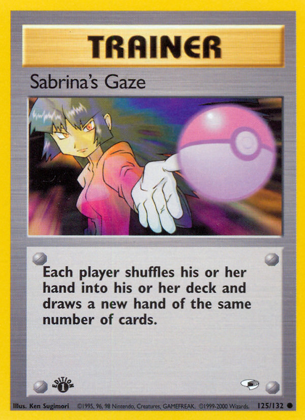 Sabrina's Gaze (125/132) [Gym Heroes 1st Edition] | The Time Vault CA