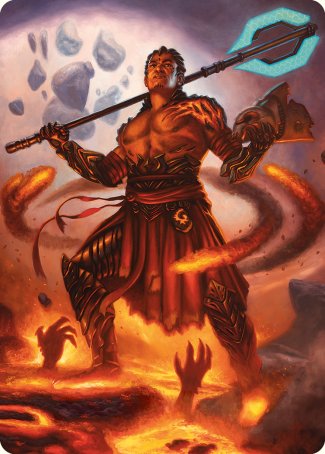 Koth, Fire of Resistance Art Card [Phyrexia: All Will Be One Art Series] | The Time Vault CA