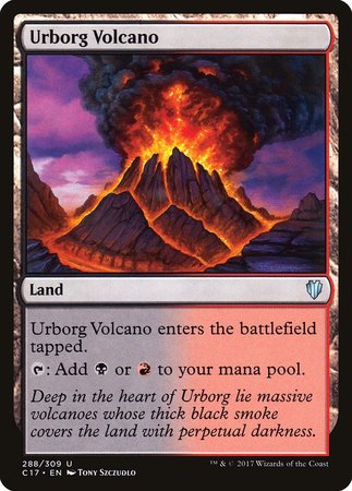 Urborg Volcano [Commander 2017] | The Time Vault CA