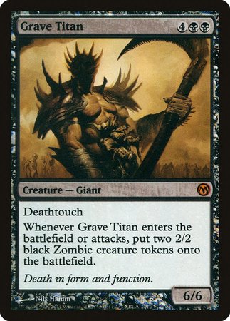 Grave Titan [Duels of the Planeswalkers 2011 Promos ] | The Time Vault CA