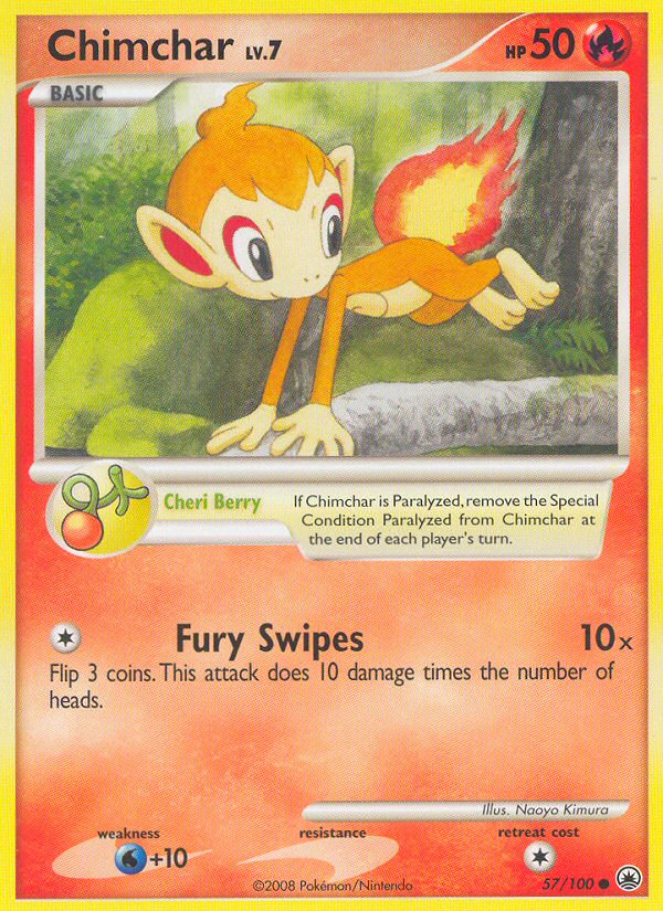 Chimchar (57/100) [Diamond & Pearl: Majestic Dawn] | The Time Vault CA