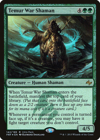 Temur War Shaman [Fate Reforged Promos] | The Time Vault CA