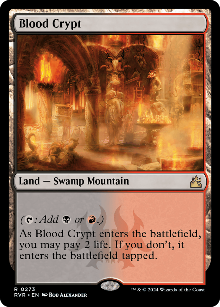Blood Crypt [Ravnica Remastered] | The Time Vault CA