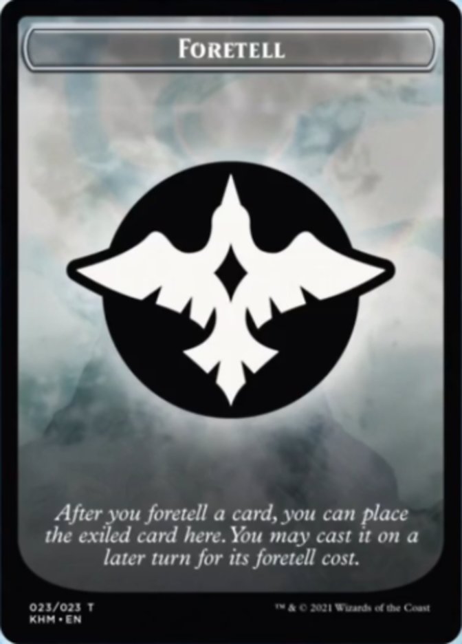 Foretell [Kaldheim Tokens] | The Time Vault CA