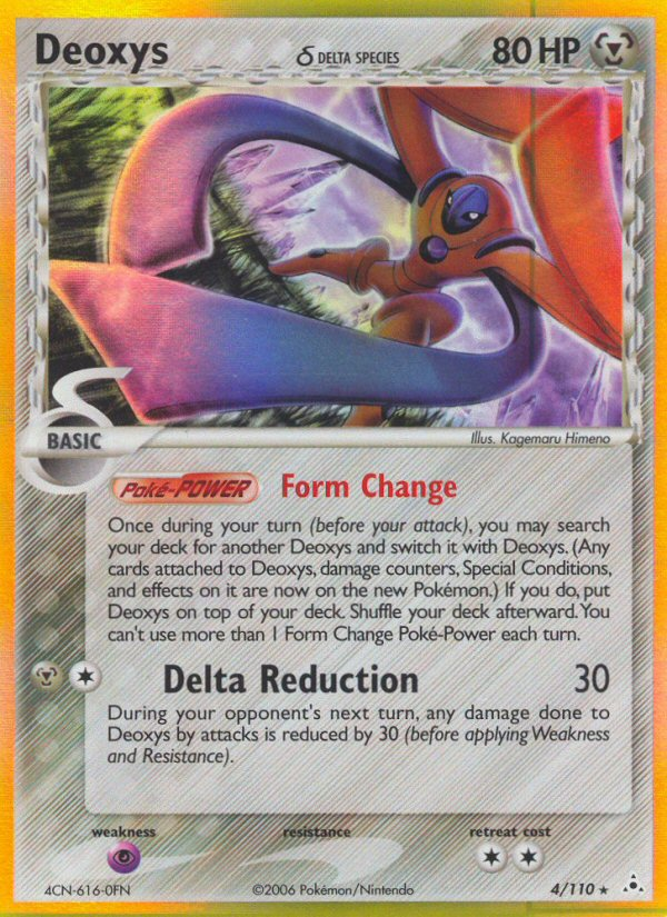 Deoxys (4/110) (Delta Species) [EX: Holon Phantoms] | The Time Vault CA