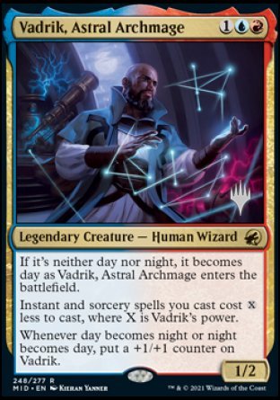 Vadrik, Astral Archmage (Promo Pack) [Innistrad: Midnight Hunt Promos] | The Time Vault CA