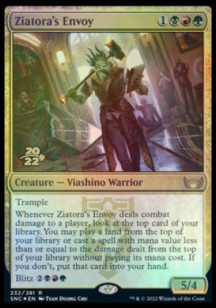 Ziatora's Envoy [Streets of New Capenna Prerelease Promos] | The Time Vault CA