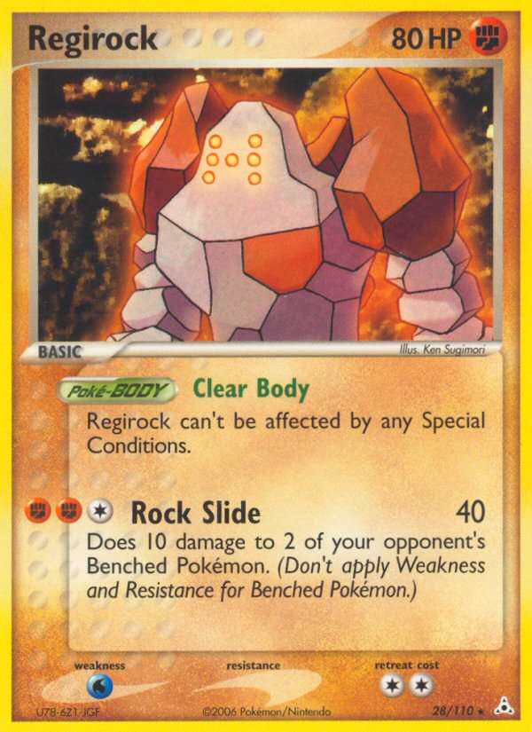 Regirock (28/110) [EX: Holon Phantoms] | The Time Vault CA