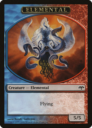 Elemental Token (Blue/Red) [Eventide Tokens] | The Time Vault CA
