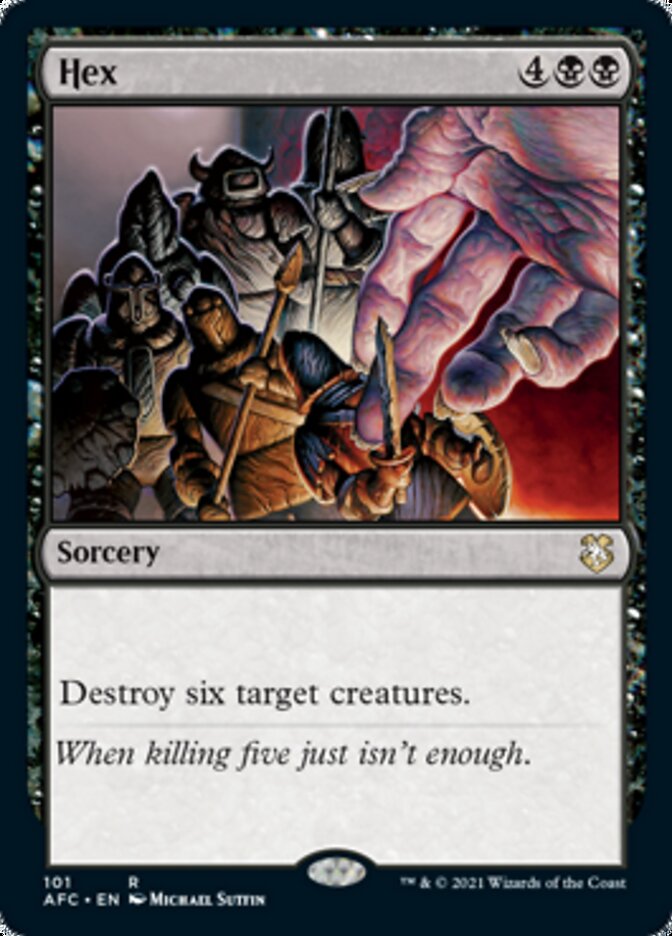 Hex [Dungeons & Dragons: Adventures in the Forgotten Realms Commander] | The Time Vault CA