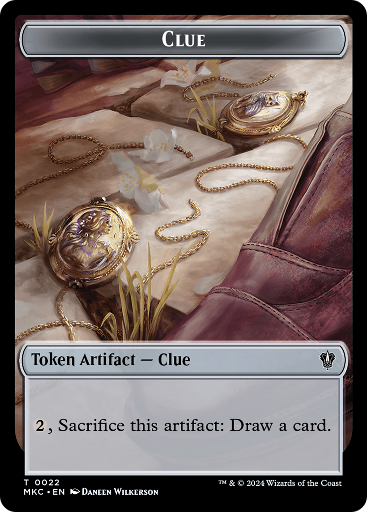 Clue // Insect (0017) Double-Sided Token [Murders at Karlov Manor Commander Tokens] | The Time Vault CA