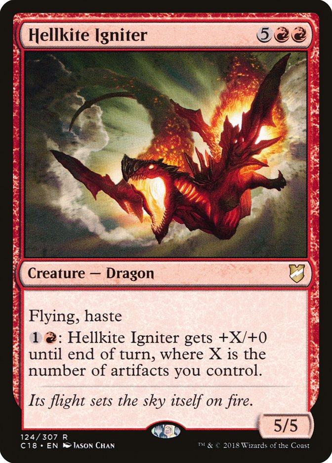 Hellkite Igniter [Commander 2018] | The Time Vault CA