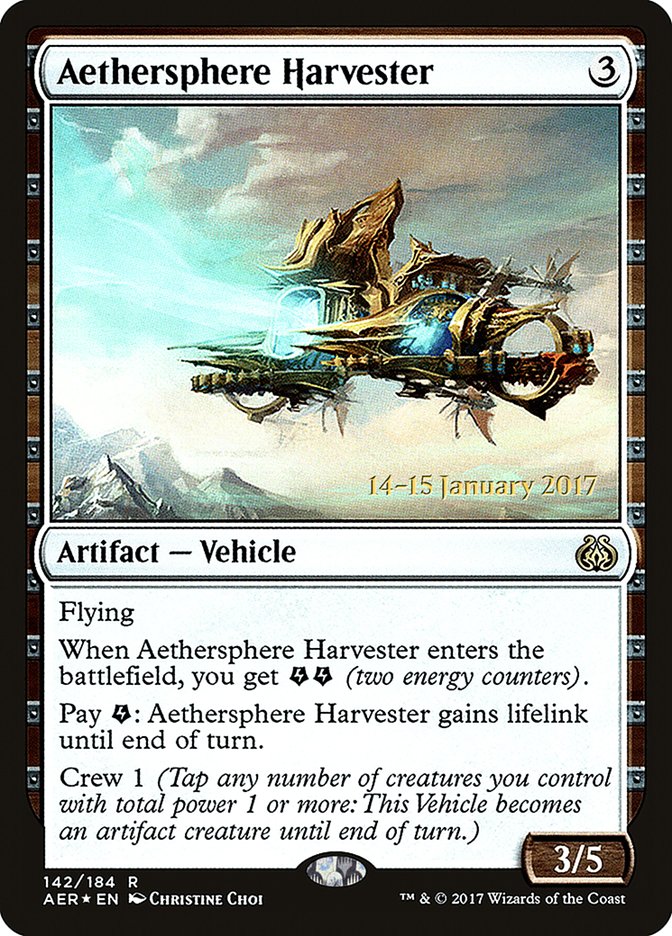 Aethersphere Harvester  [Aether Revolt Prerelease Promos] | The Time Vault CA