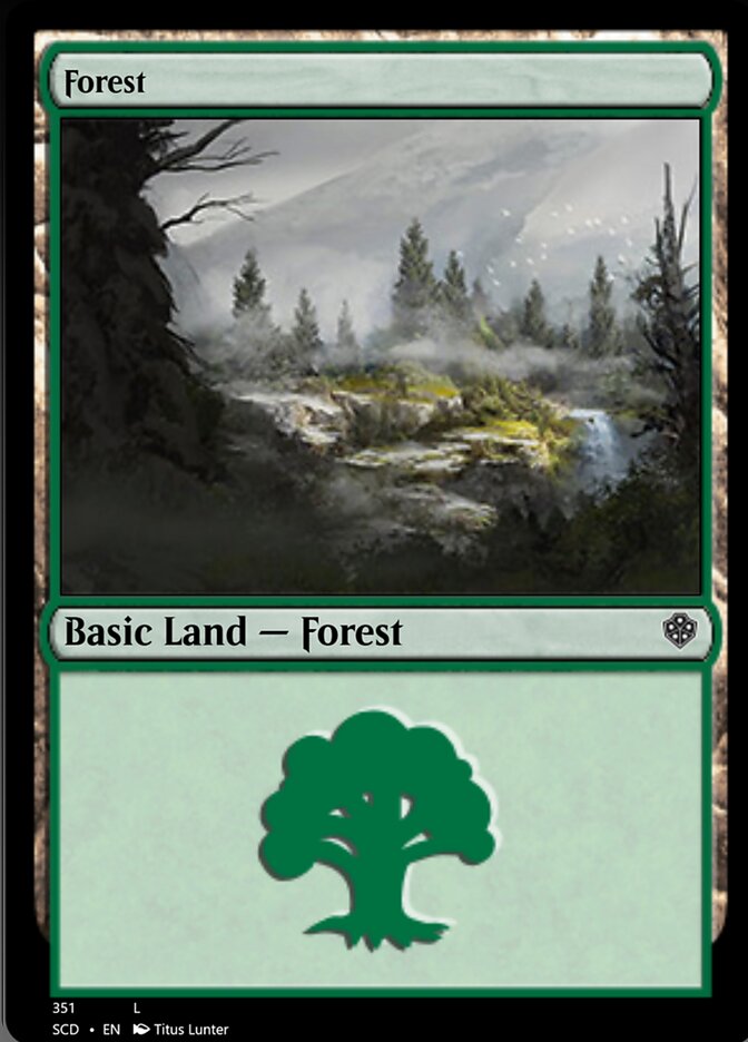 Forest (351) [Starter Commander Decks] | The Time Vault CA