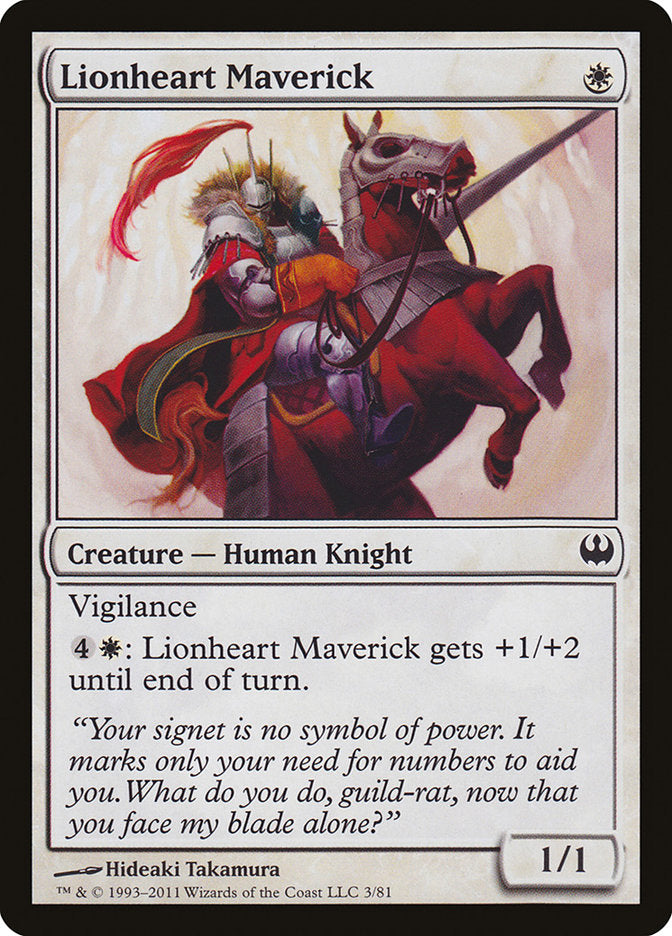 Lionheart Maverick [Duel Decks: Knights vs. Dragons] | The Time Vault CA