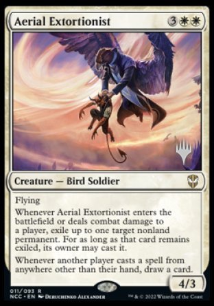 Aerial Extortionist (Promo Pack) [Streets of New Capenna Commander Promos] | The Time Vault CA
