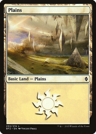Plains (253) [Battle for Zendikar] | The Time Vault CA