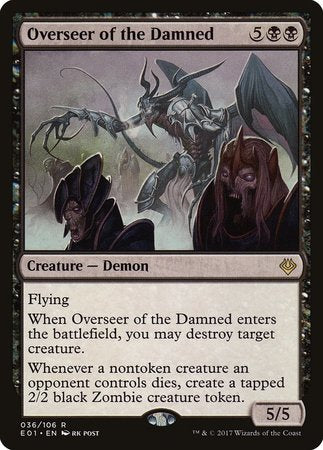 Overseer of the Damned [Archenemy: Nicol Bolas] | The Time Vault CA