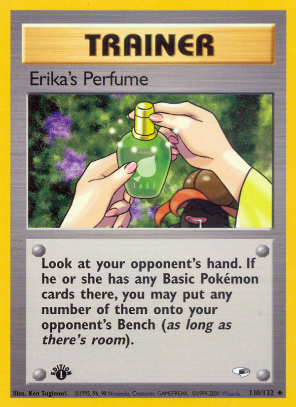 Erika's Perfume (110/132) [Gym Heroes 1st Edition] | The Time Vault CA