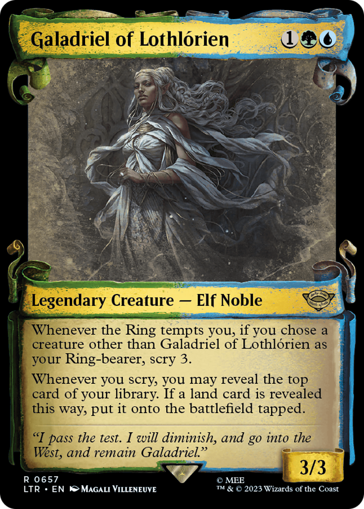 Galadriel of Lothlorien [The Lord of the Rings: Tales of Middle-Earth Showcase Scrolls] | The Time Vault CA