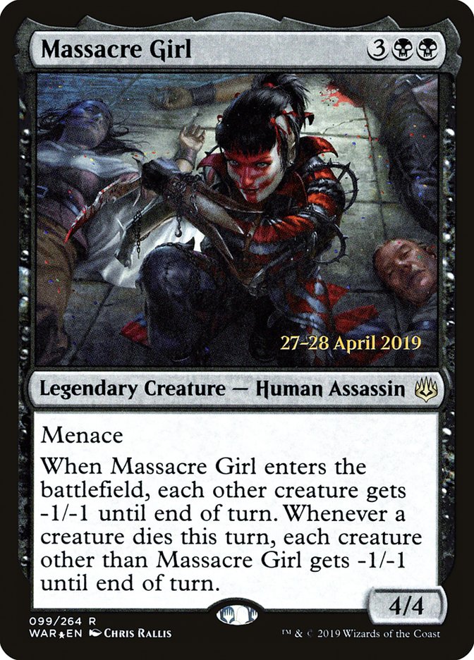 Massacre Girl  [War of the Spark Prerelease Promos] | The Time Vault CA