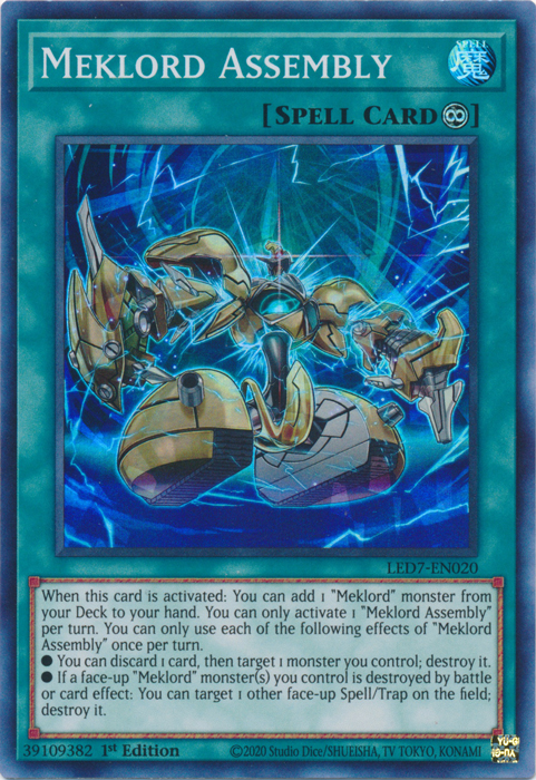 Meklord Assembly [LED7-EN020] Super Rare | The Time Vault CA