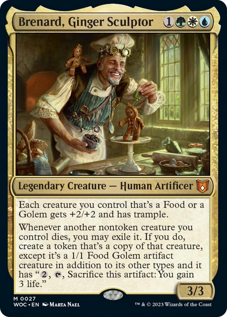 Brenard, Ginger Sculptor [Wilds of Eldraine Commander] | The Time Vault CA