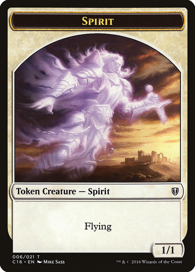 Spirit (006/021) [Commander 2016 Tokens] | The Time Vault CA