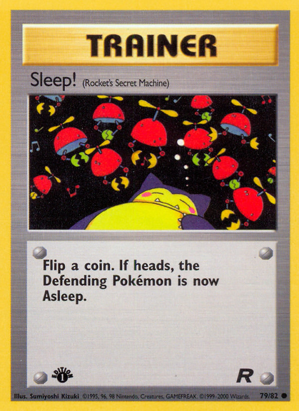 Sleep! (79/82) [Team Rocket 1st Edition] | The Time Vault CA