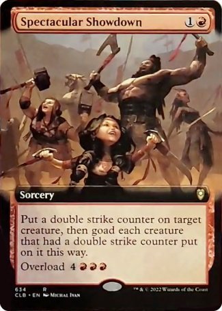 Spectacular Showdown (Extended Art) [Commander Legends: Battle for Baldur's Gate] | The Time Vault CA