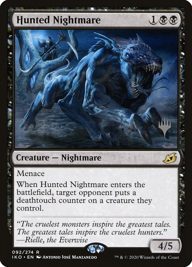 Hunted Nightmare (Promo Pack) [Ikoria: Lair of Behemoths Promos] | The Time Vault CA