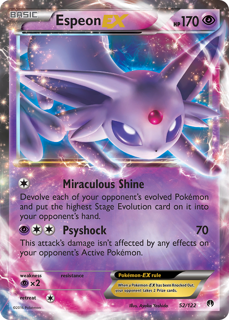 Espeon EX (52/122) [XY: BREAKpoint] | The Time Vault CA