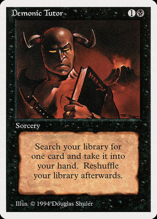 Demonic Tutor [Summer Magic / Edgar] | The Time Vault CA