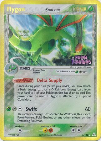 Flygon (7/110) (Delta Species) (Stamped) [EX: Holon Phantoms] | The Time Vault CA