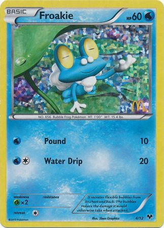 Froakie (4/12) [McDonald's Promos: 2014 Collection] | The Time Vault CA