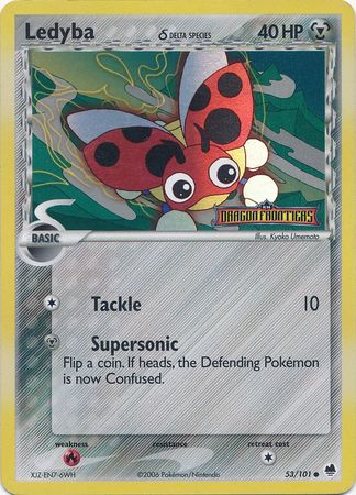 Ledyba (53/101) (Delta Species) (Stamped) [EX: Dragon Frontiers] | The Time Vault CA