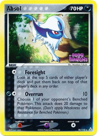 Absol (18/110) (Stamped) [EX: Holon Phantoms] | The Time Vault CA