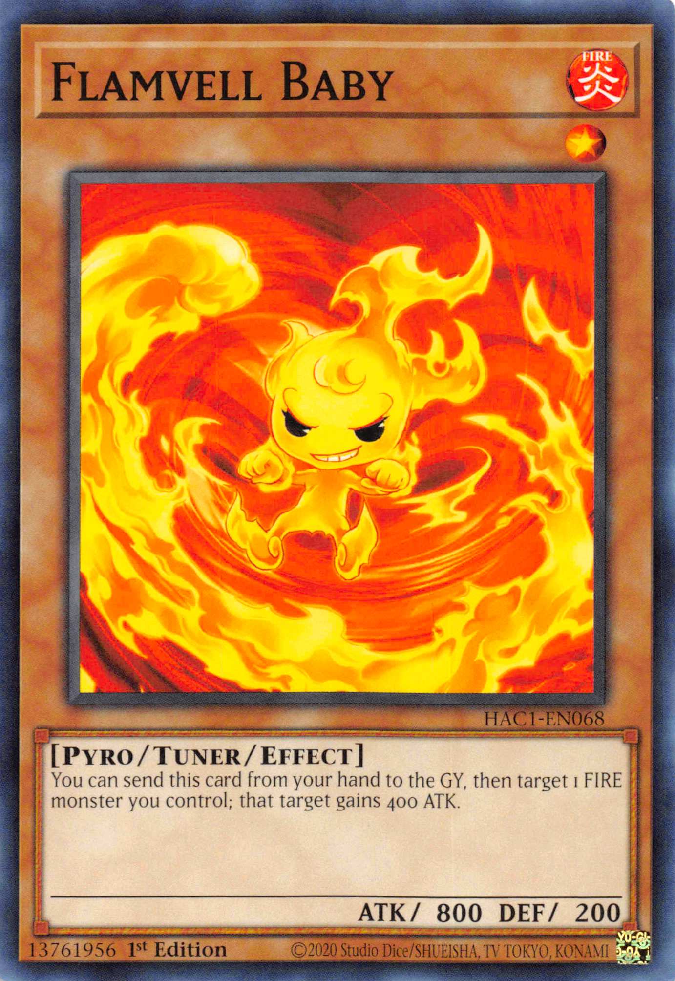 Flamvell Baby [HAC1-EN068] Common | The Time Vault CA