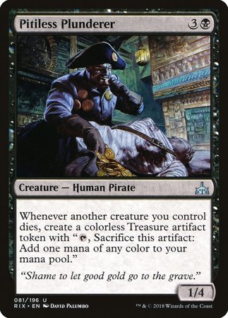 Pitiless Plunderer [Rivals of Ixalan] | The Time Vault CA